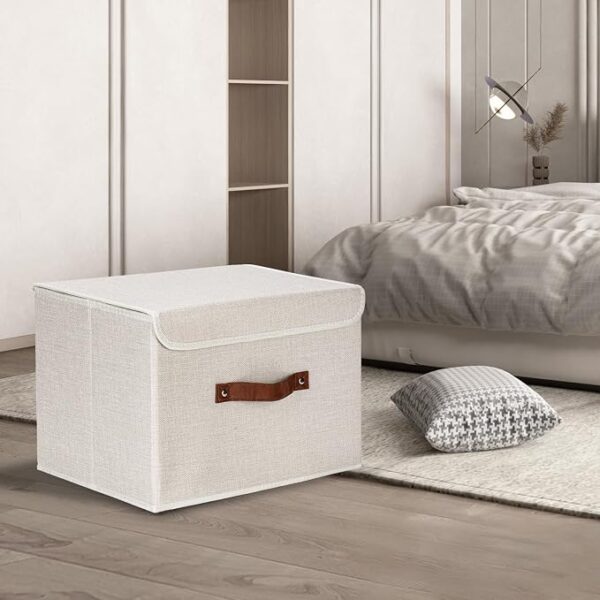 Cube Toy Storage Organizer with Fabric Bins