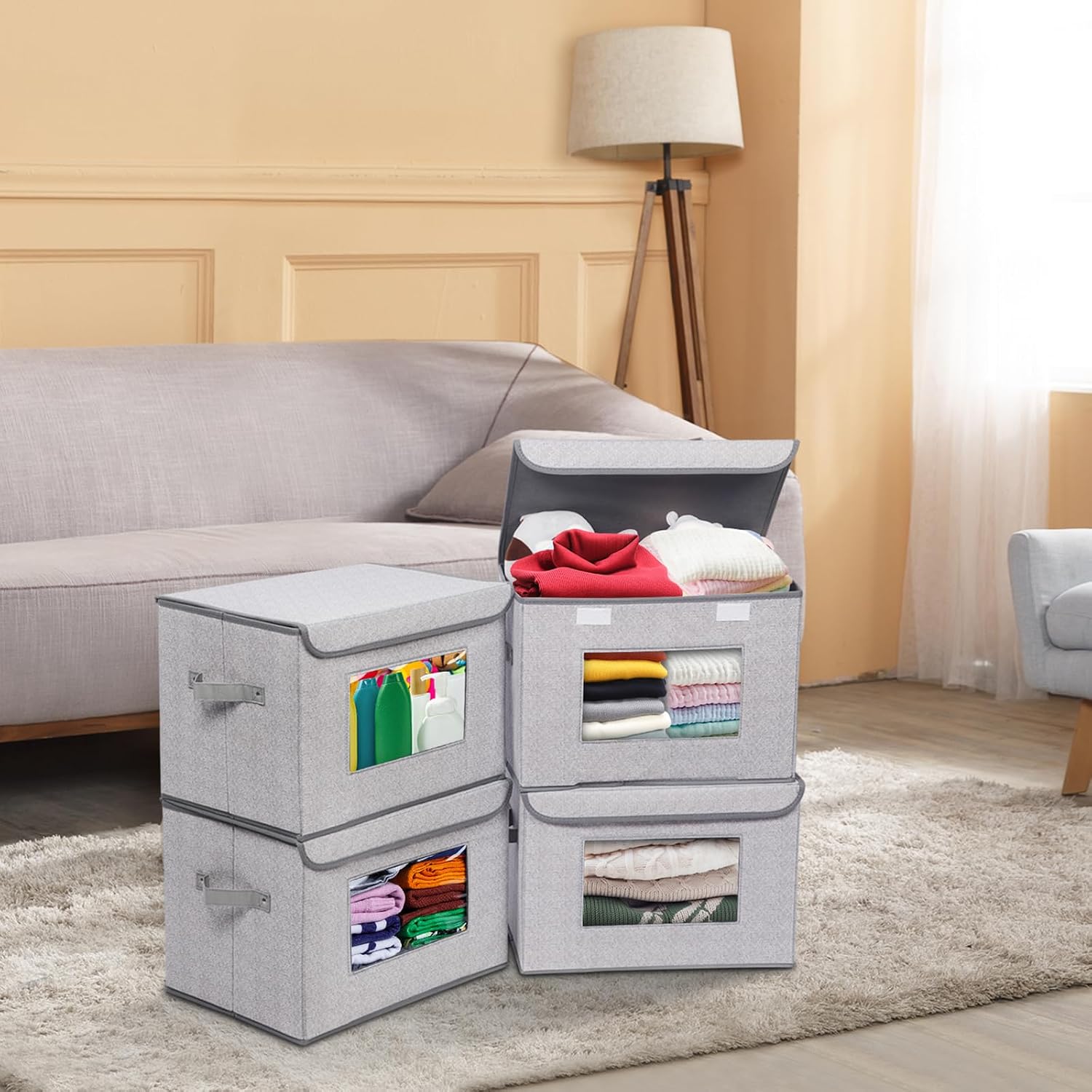 Foldable Fabric Toy Storage Box