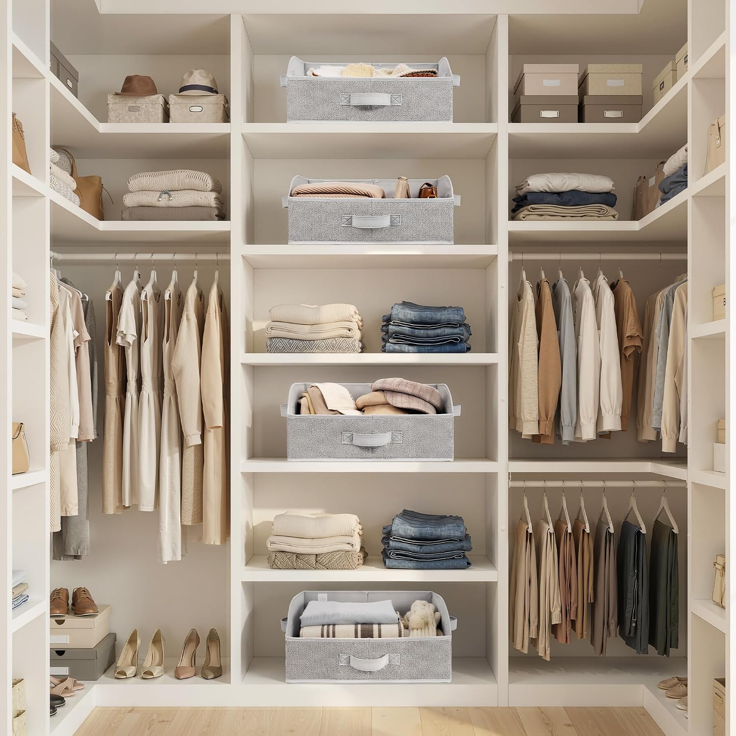Trapezoid Toy Storage Bin for Shelves
