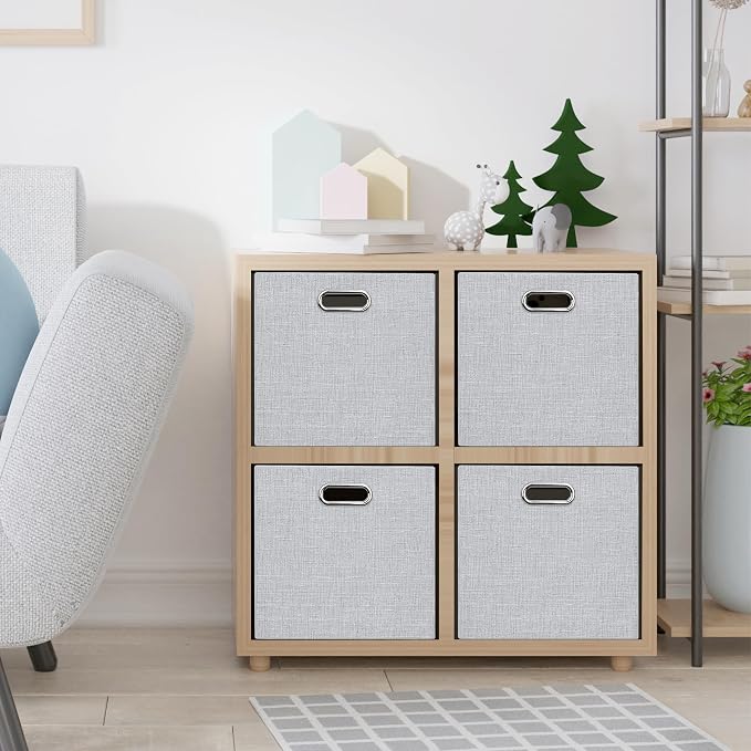Large Foldable Toy Storage Box with Lid and Dividers - Image 2
