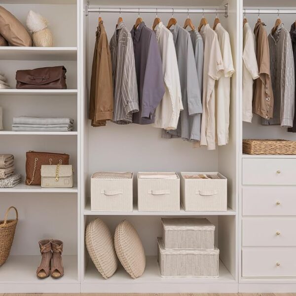 Canvas Toy Storage Bags with Clear Window