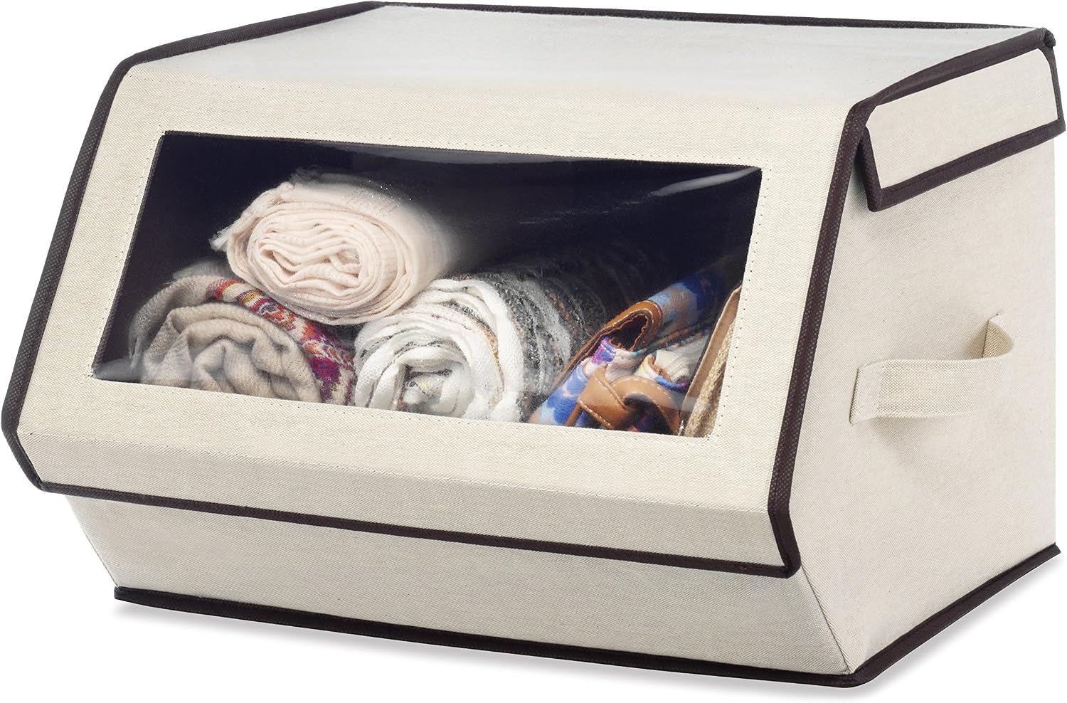 Foldable Toy Storage Boxes with Lids and Handles - Image 2