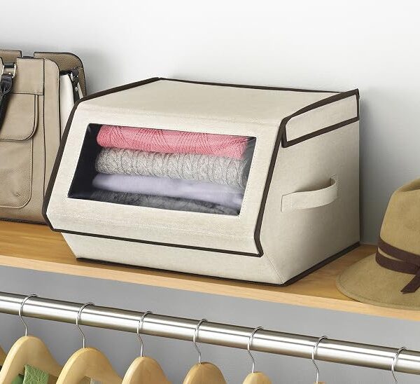 Foldable Toy Storage Boxes with Lids and Handles