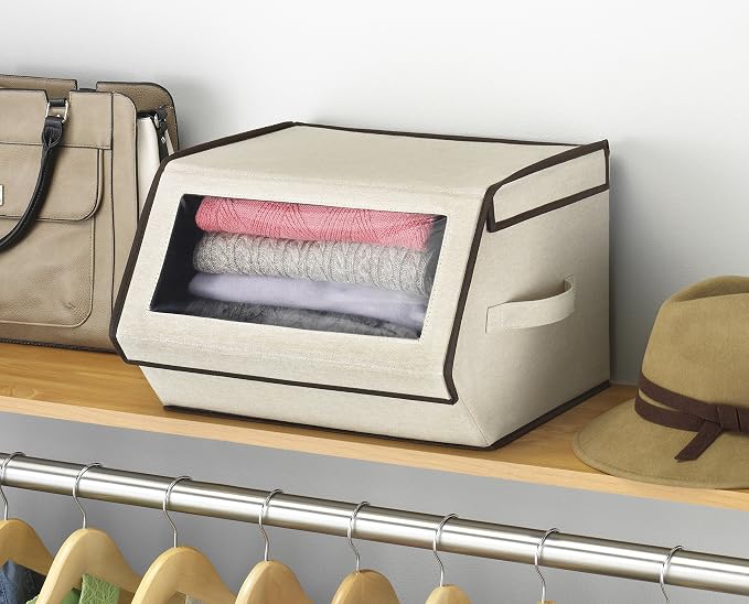 Foldable Toy Storage Boxes with Lids and Handles