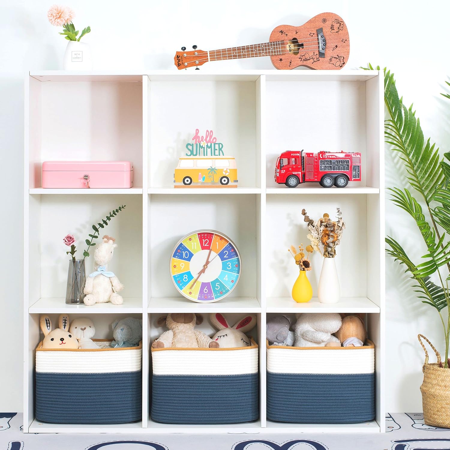 Decorative Cube Toy Storage Basket - Image 2