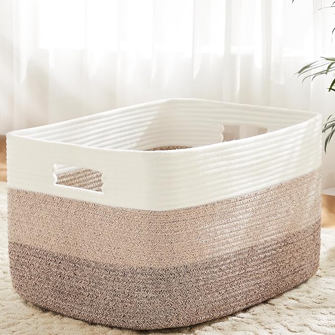 Decorative Woven Toy Storage Basket